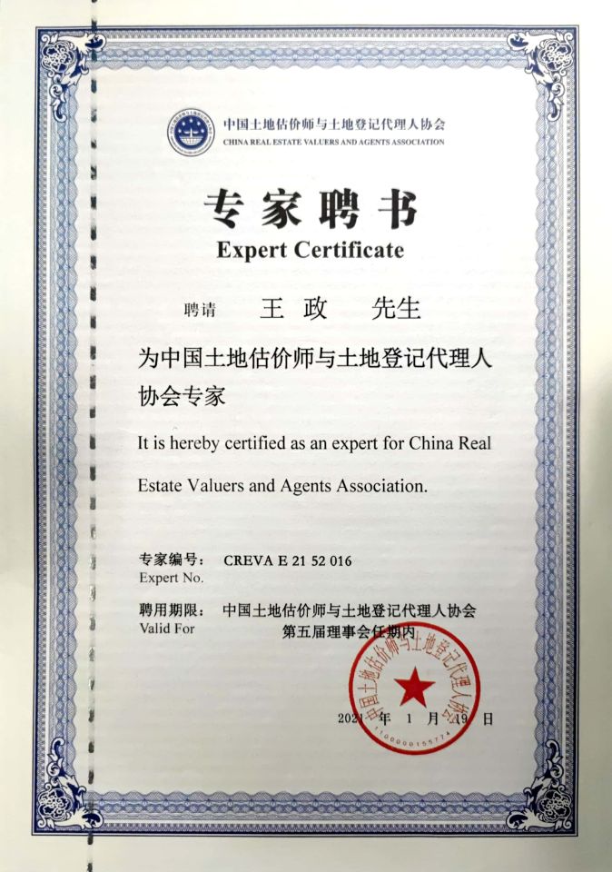 王政中国土估协专家