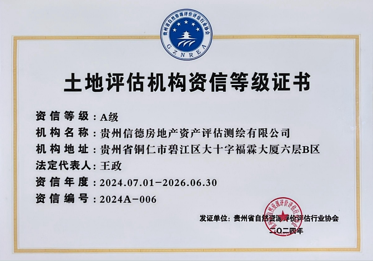 2024-A级资信证书